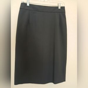 Theory Wool Black Pencil Skirt Size 4